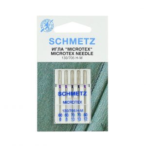 Иглы Microtex №60(2),70(2),80