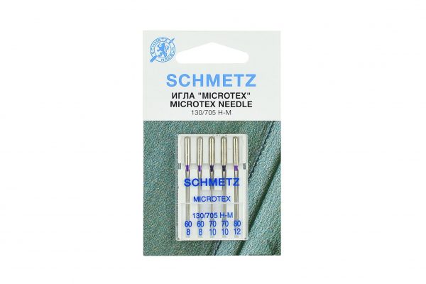 Иглы Microtex №60(2),70(2),80