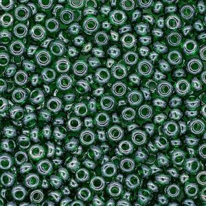 Бисер прозрачный с покрытием 56290