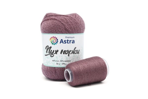 Пряжа "Пух норки" Astra Premium 63