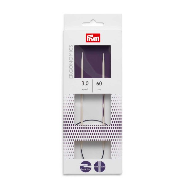 Спицы круговые 3мм/60см 215602 Prym