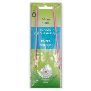 Спицы круговые COLOUR 4мм/60см 48309 PONY