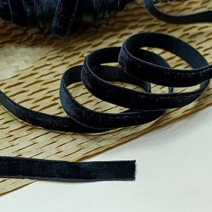 Лента бархатная резинка ТБХР374